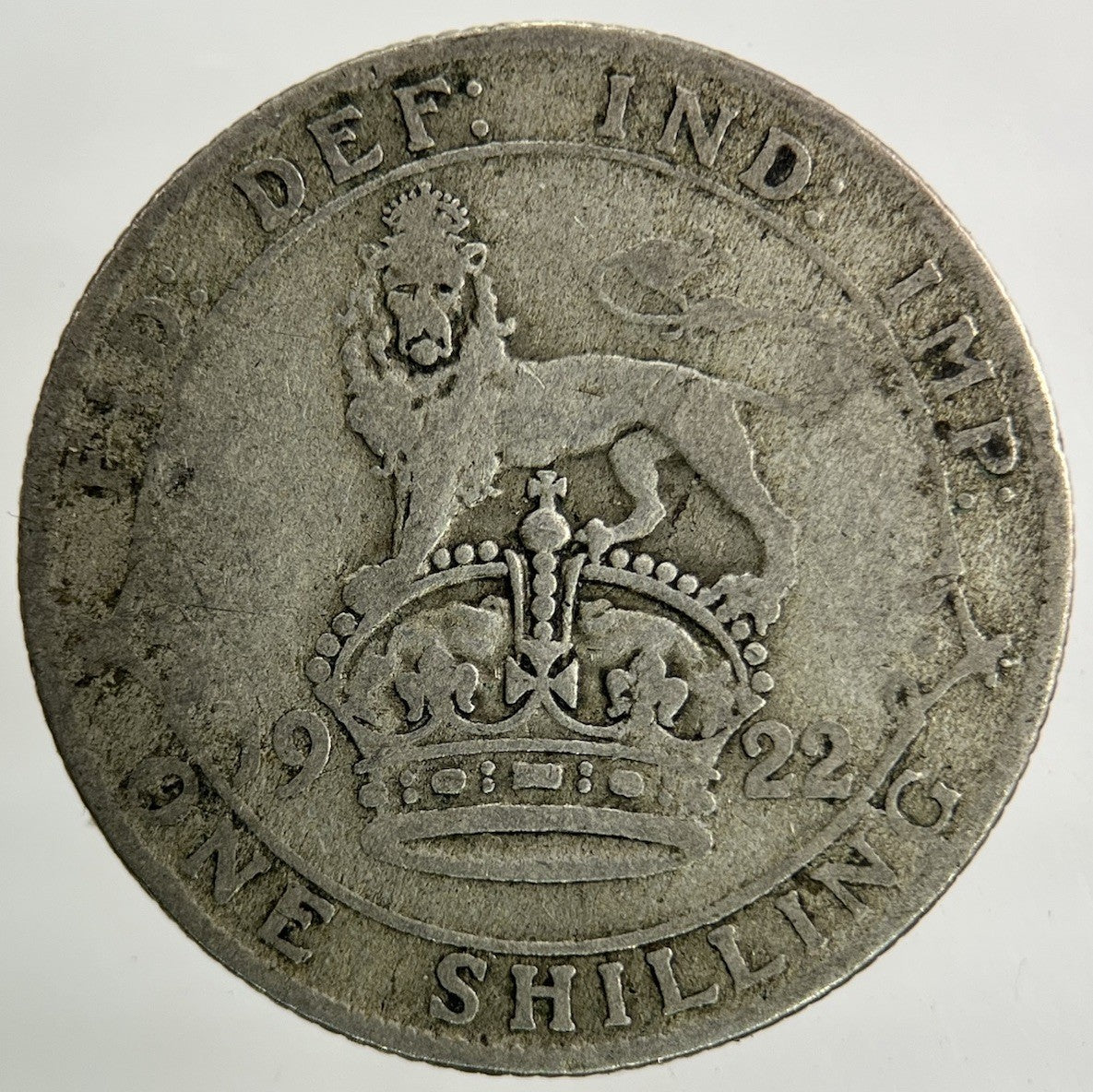 1922 George V Shilling Silver Coin | Collectable Grade