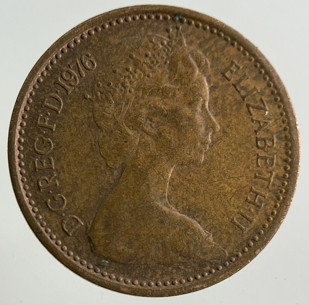 1976 Elizabeth II 2nd New 1/2 Half - Penny Coin | Fine Collectable Grade