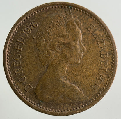 1976 Elizabeth II 2nd New 1/2 Half - Penny Coin | Fine Collectable Grade