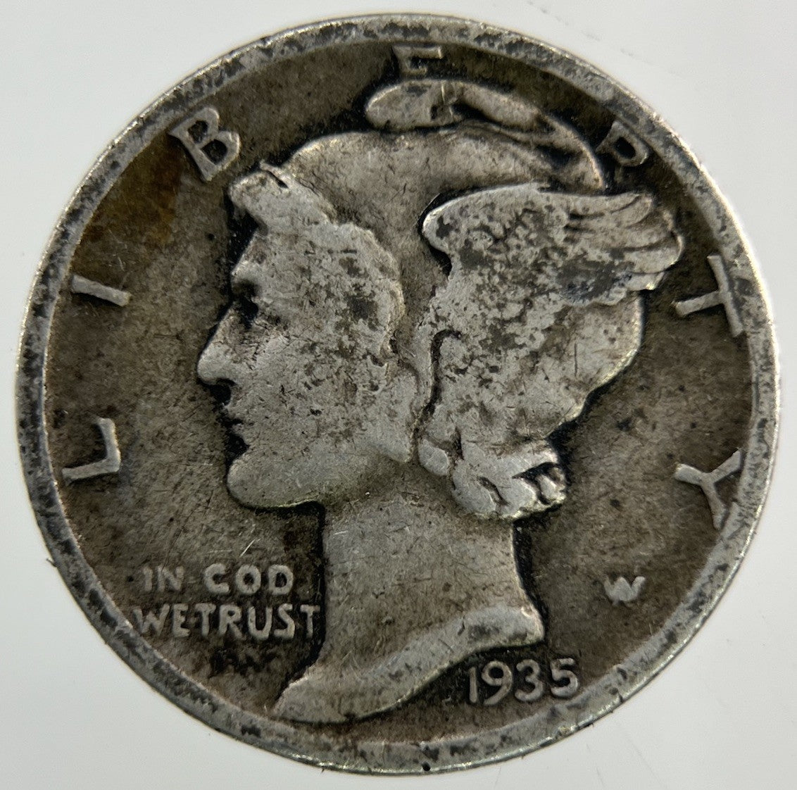 1935 US USA Mercury Dime Silver Coin | Collectable Grade