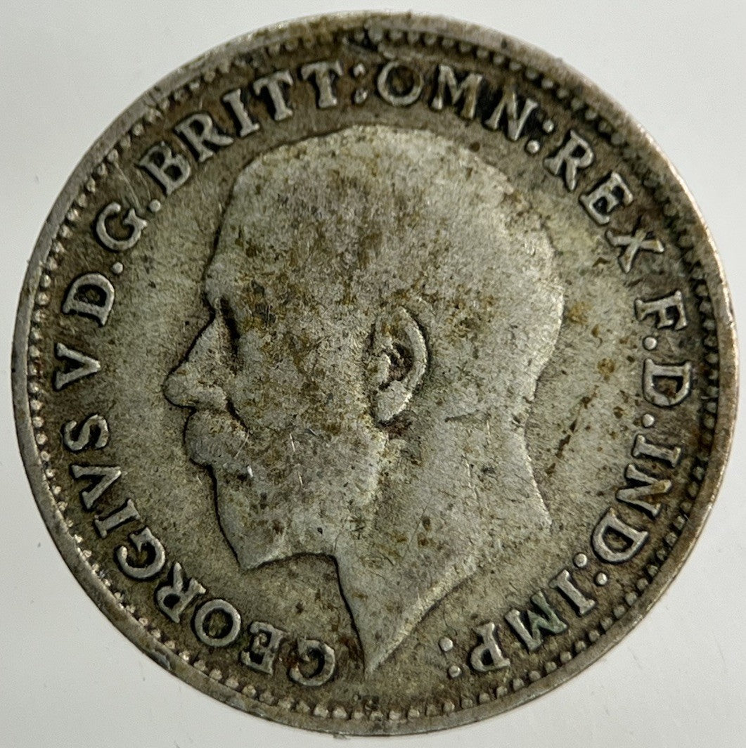 1922 George V Threepence Silver Coin | Fine Collectable Grade