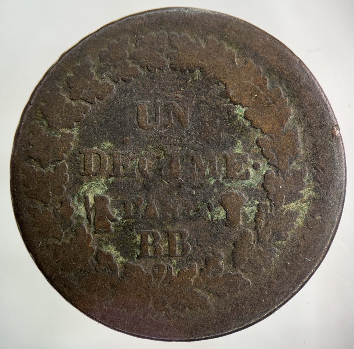 France Un Decime L’an 8 BB Coin | Collectable Grade