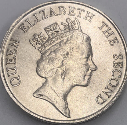 1986 Hong Kong 5 Dollars | Hong Kong Coin | Fine Grade | a510