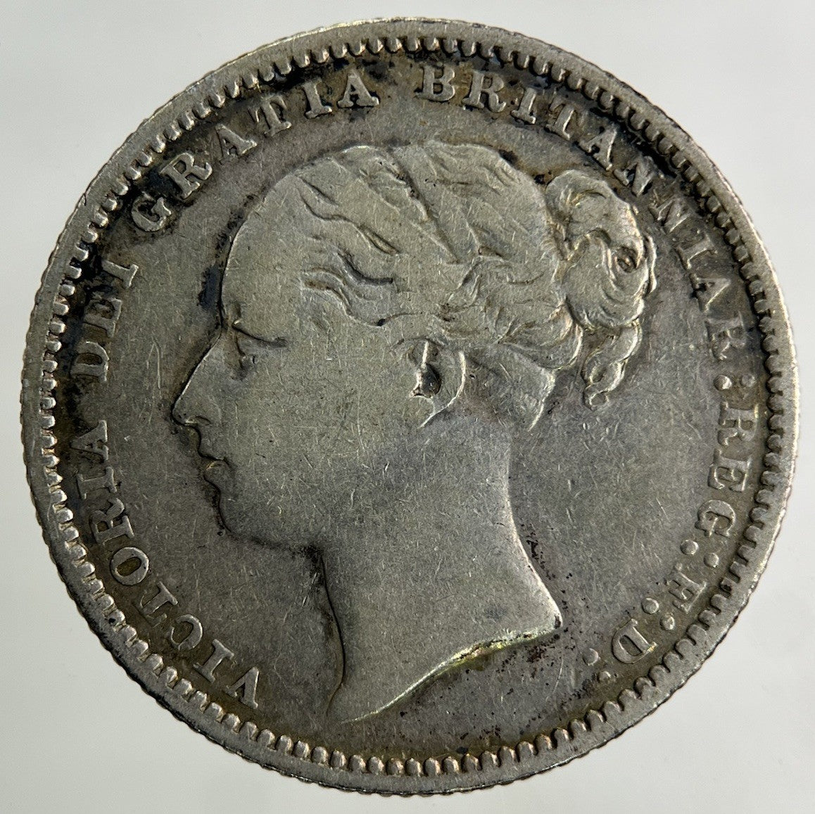 1880 Victoria Shilling Silver Coin | Fine Collectable Grade