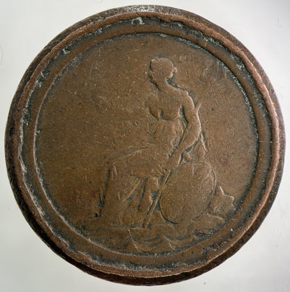 1797 Modified George III 3rd Cartwheel One Penny Coin | Fair Grade