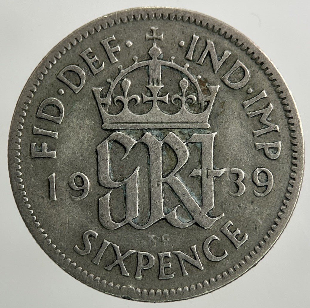 1939 George VI Sixpence Silver Coin | Collectable Grade