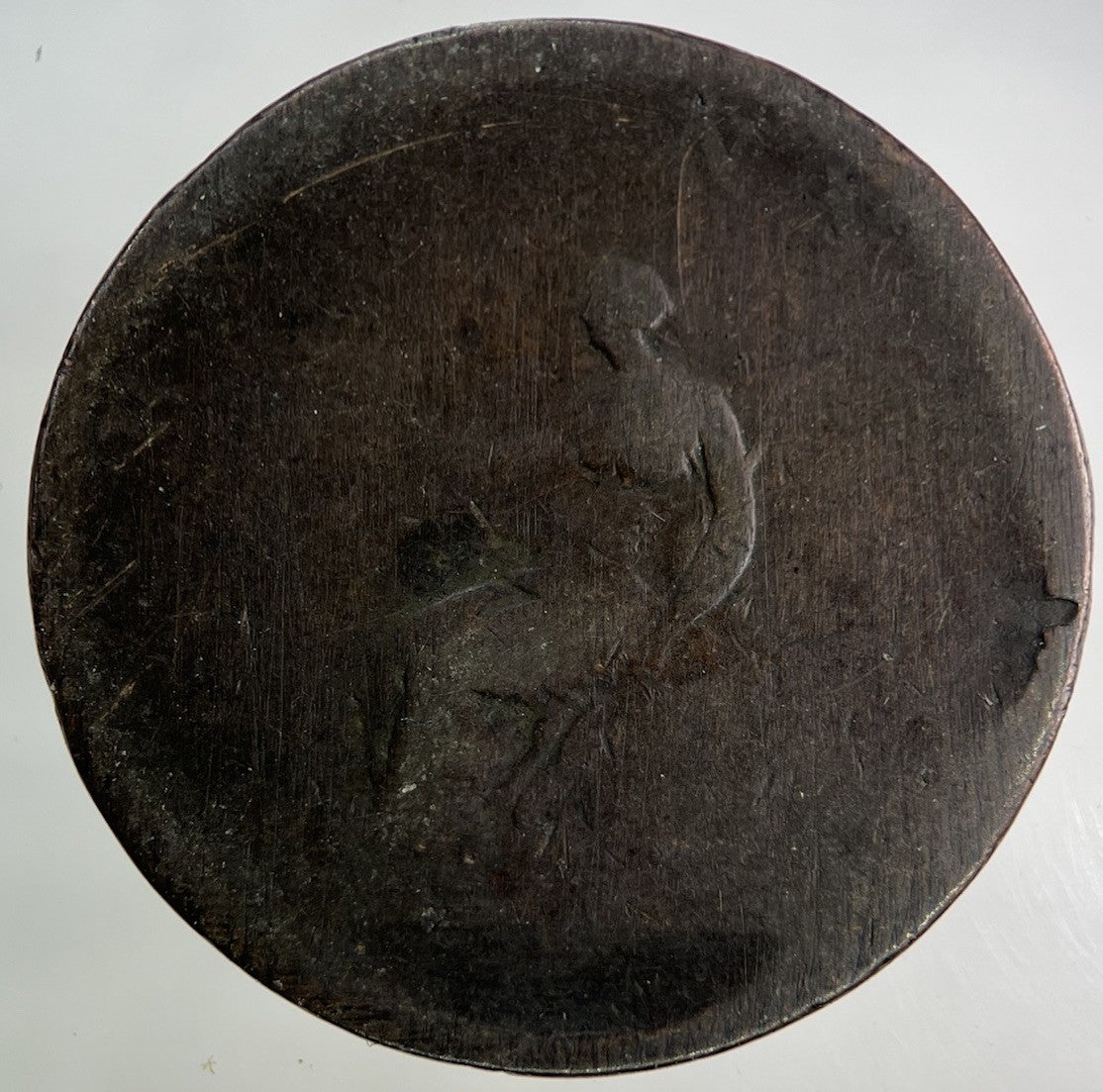 British George III 3rd Half - Penny Coin | Worn Grade