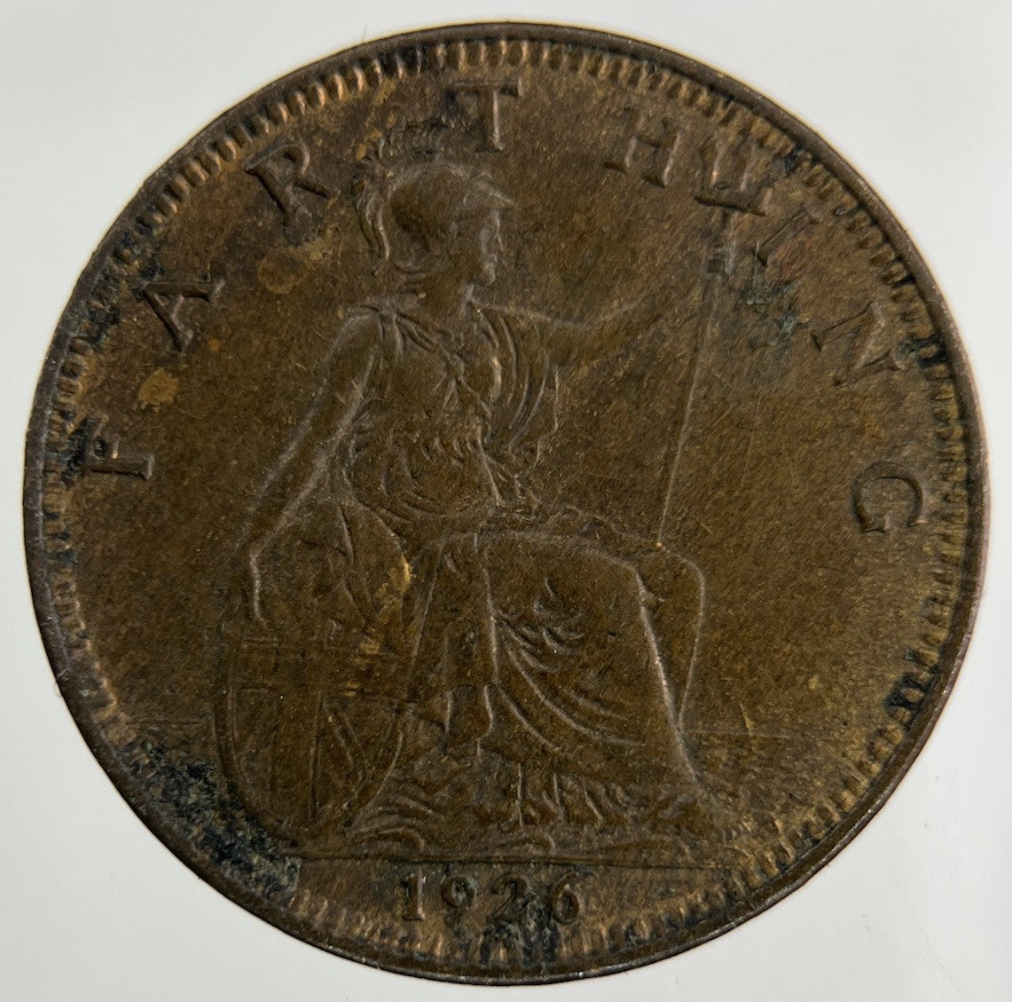1926 George V Farthing Coin | Fine Collectable Grade