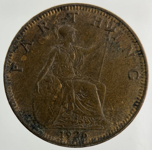 1926 George V Farthing Coin | Fine Collectable Grade