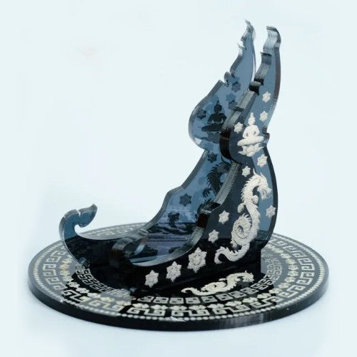 Black Dragon Themed 1oz Silver or Gold Coins / Amulet / Medal Display Stand