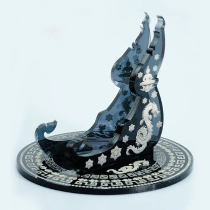 Black Dragon Themed 1oz Silver or Gold Coins / Amulet / Medal Display Stand