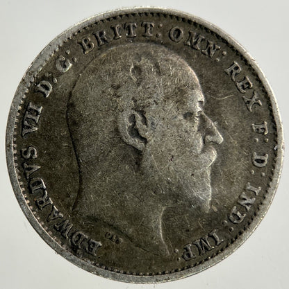 1907 Edward VII Threepence Silver Coin | Fine Collectable Grade