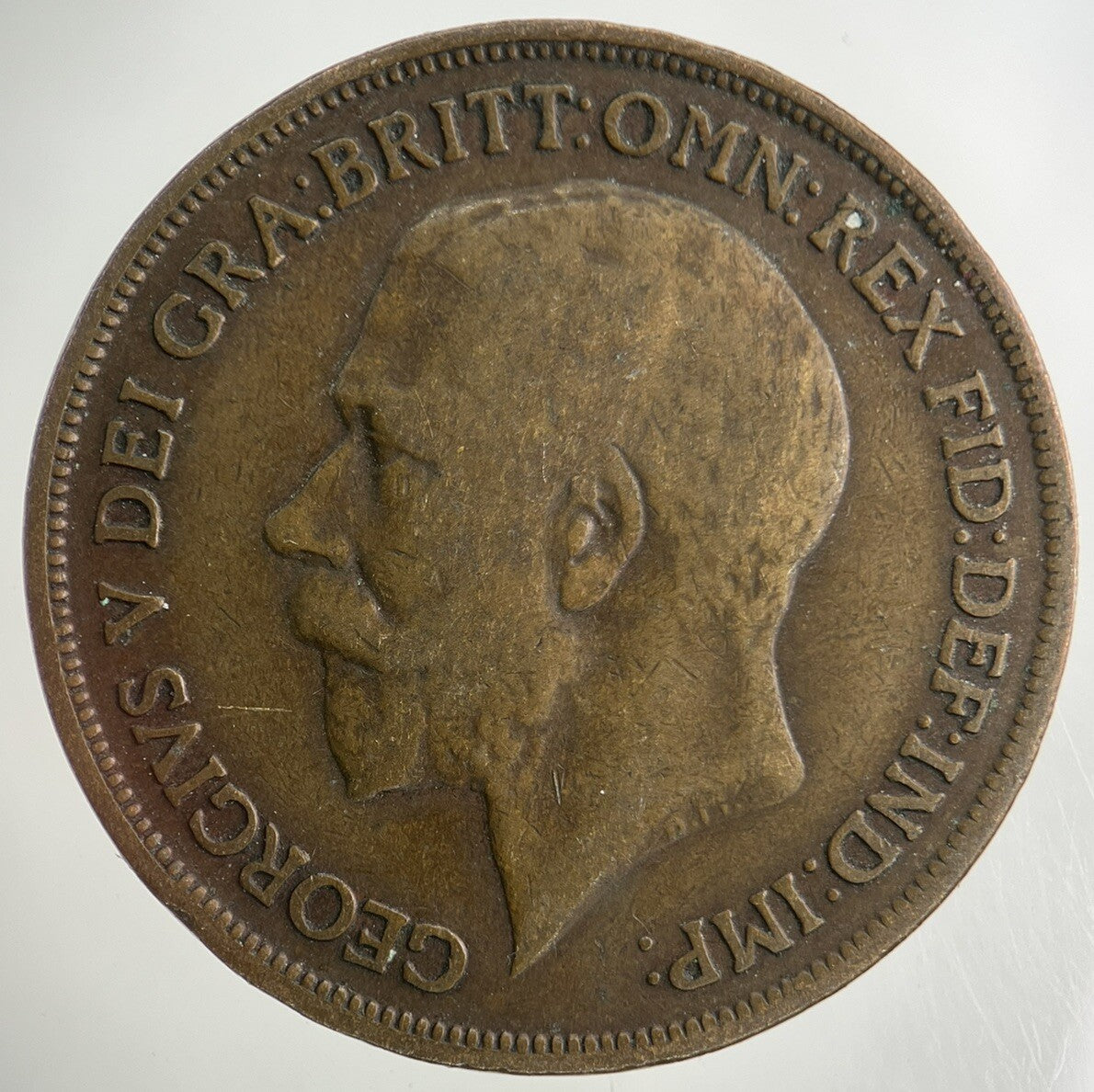 1914 George V One Penny Coin | Collectable Grade