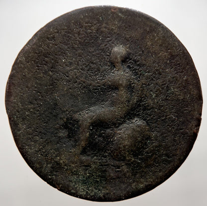 1799 George 3rd III Half - Penny British Coin | Worn Grade