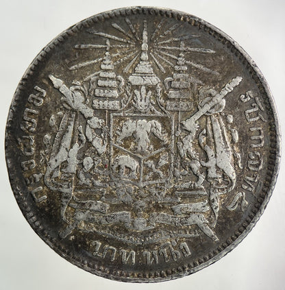 1876 - 1900 Thailand Thai Rama V 1 Baht Silver Coin | Collectable Grade