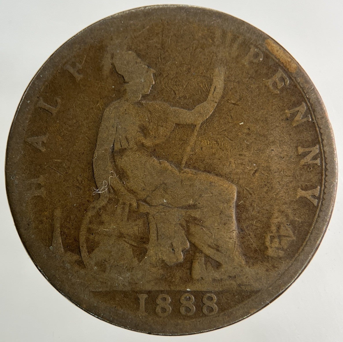 1888 Victoria Half - Penny Coin | Collectable Grade