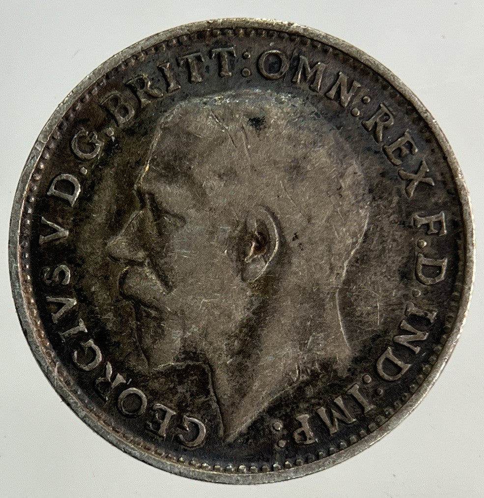 1919 George V Threepence Silver Coin | Fine Collectable Grade