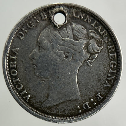 1881 Victoria Threepence Silver Coin | Very High Grade