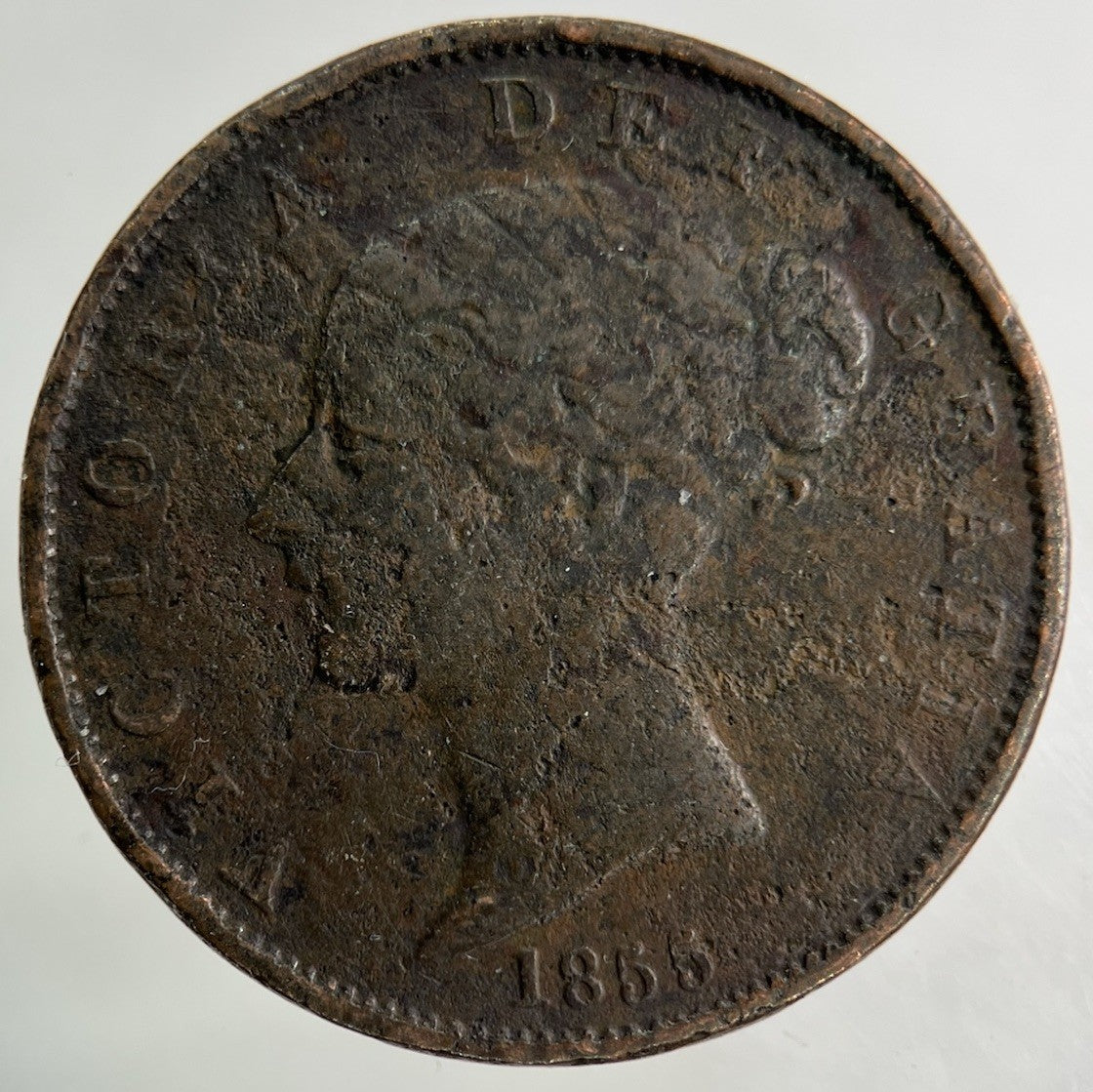 1855 Victoria Half - Penny Coin | Collectable Grade