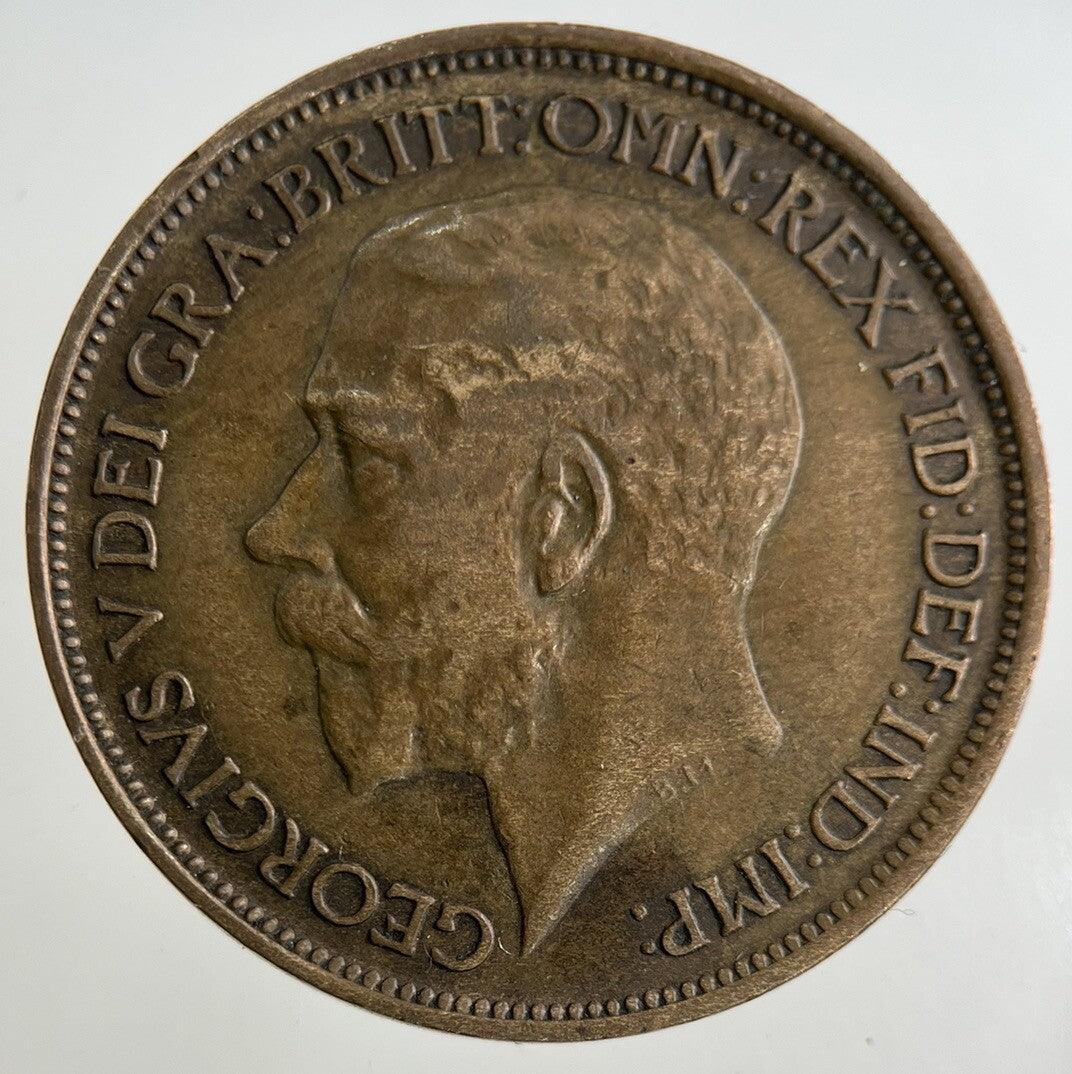 1911 George V Half - Penny Coin | Fine Collectable Grade