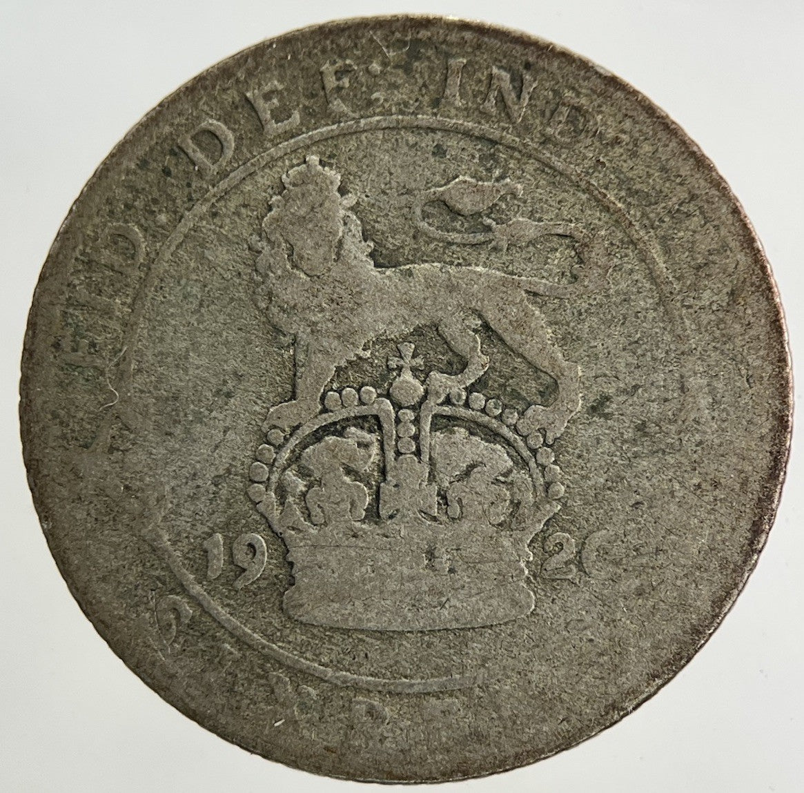 1920 George V Sixpence Silver Coin | Fair Grade