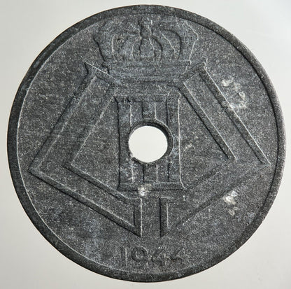 1944 Belgium 25 Centimes Coin | Fine Collectable Grade