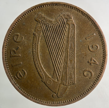 1946 Irish One Penny Coin | Very High Grade