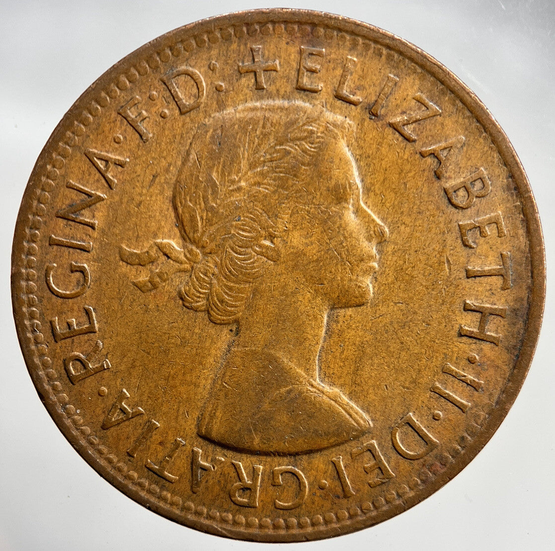 1958 Australia One Penny Coin | Very High Grade