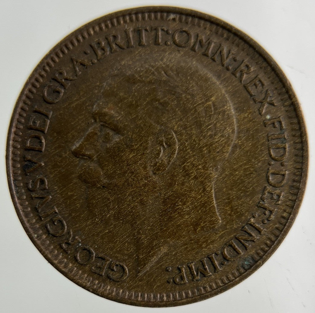 1927 George V Farthing Coin | Collectable Grade