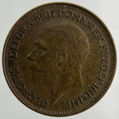 1927 George V Farthing Coin | Collectable Grade