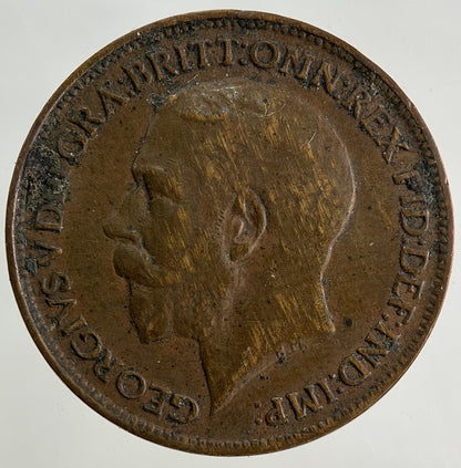 1922 George V Farthing Coin | Fine Collectable Grade