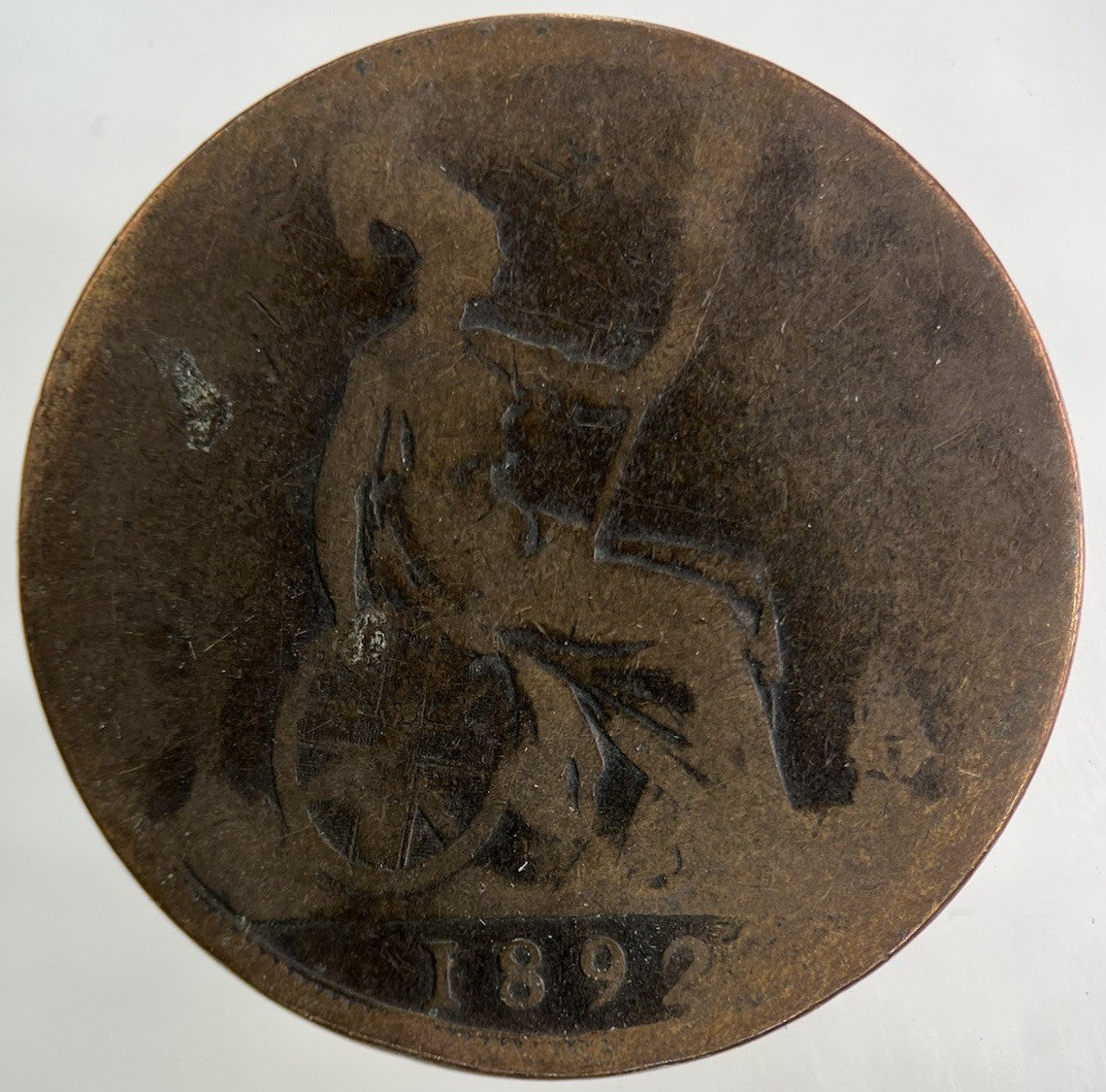 1892 Victoria One Penny Coin | Collectable Grade