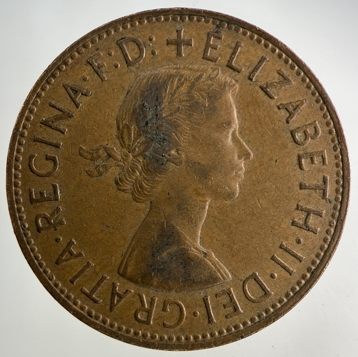 1961 Elizabeth II 2nd One Penny Coin | Fine Collectable Grade