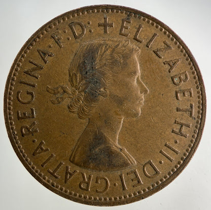 1961 Elizabeth II 2nd One Penny Coin | Fine Collectable Grade