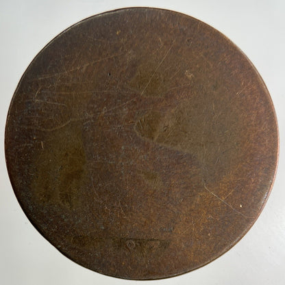 1878 Victoria One Penny Coin | Worn Grade