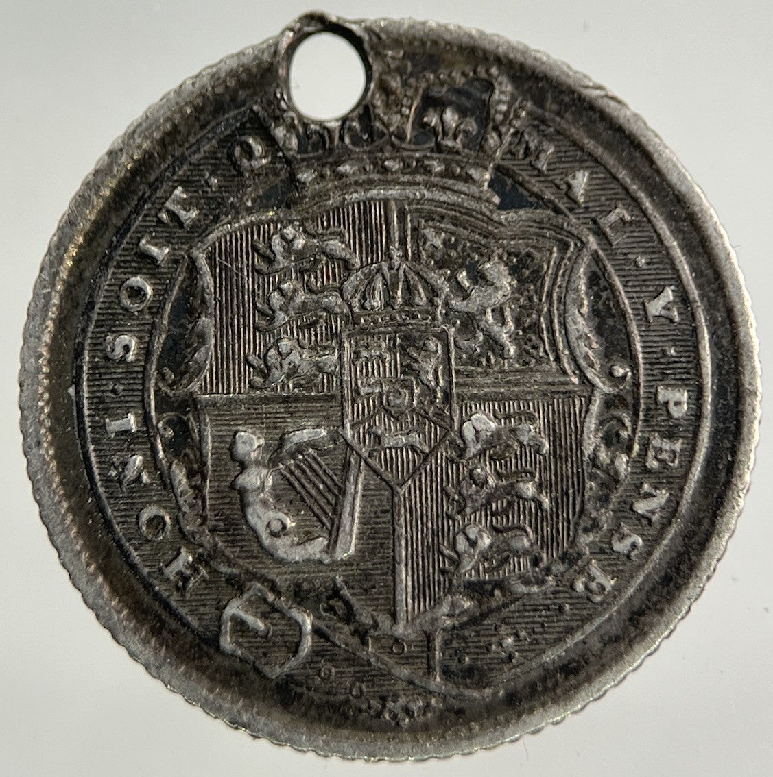 1817 George III 3rd Sixpence Silver Coin | Fine Collectable Grade