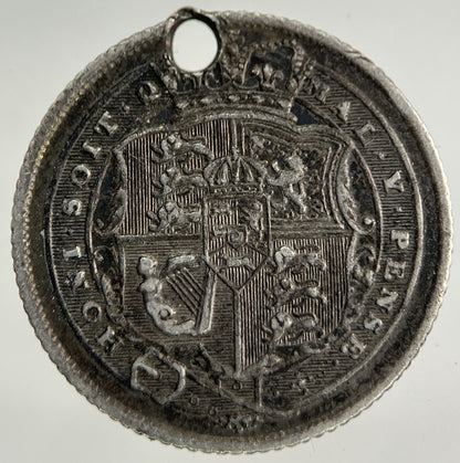 1817 George III 3rd Sixpence Silver Coin | Fine Collectable Grade