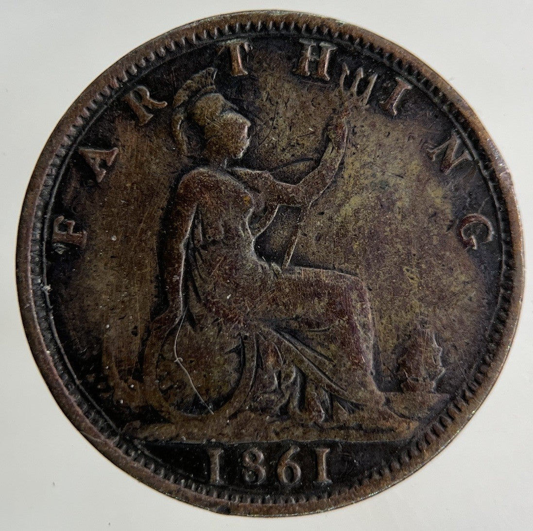 1861 Victoria Farthing Coin | Collectable Grade