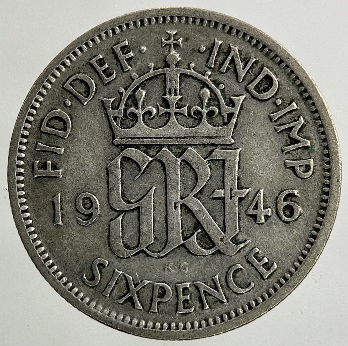 1946 George VI Sixpence Silver Coin | Collectable Grade