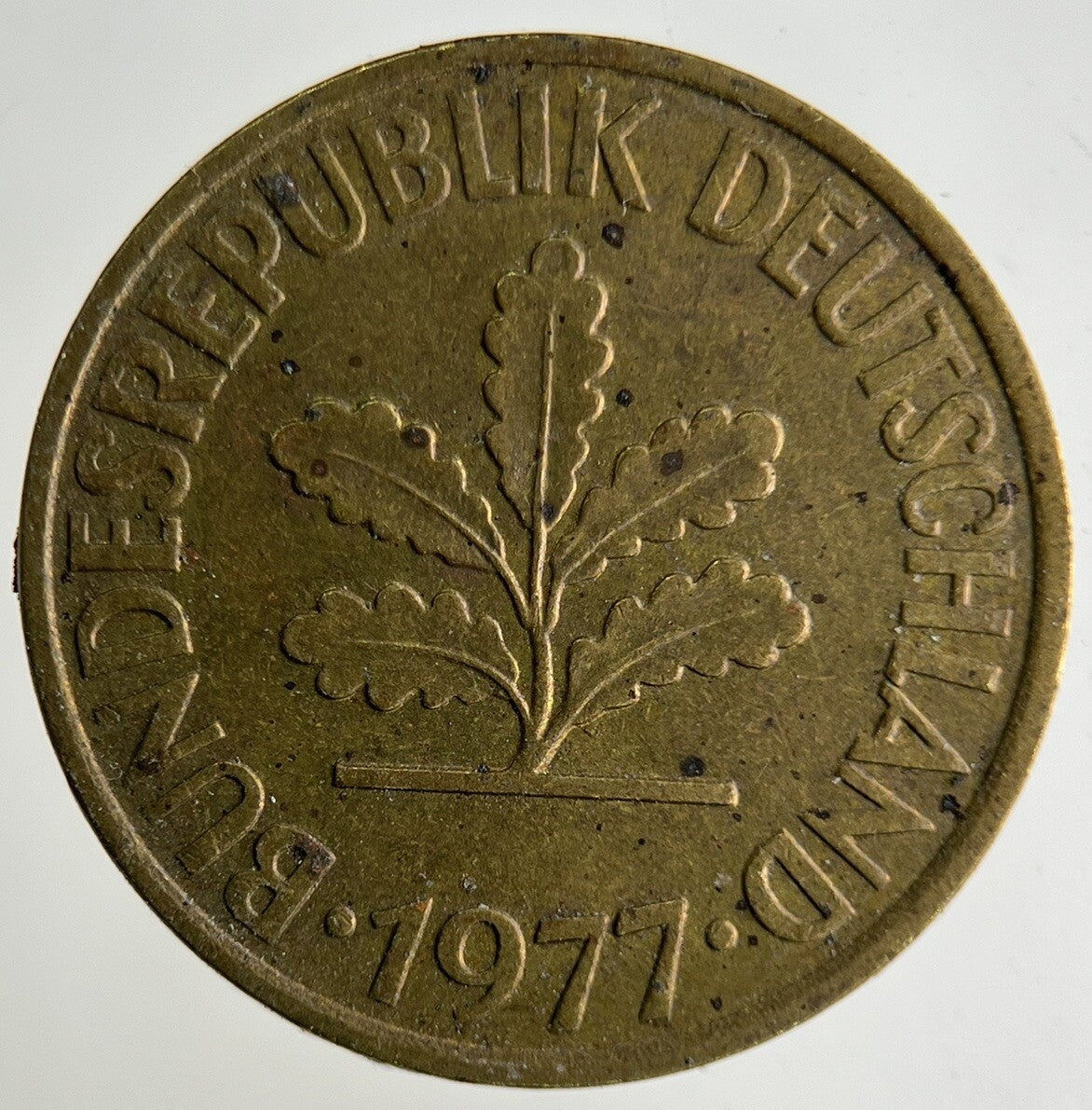1977 Germany 10 Pfennig Coin | Fine Collectable Grade