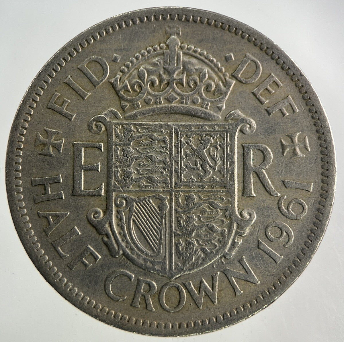 1961 Elizabeth II 2nd Half - Crown Coin | Fine Collectable Grade