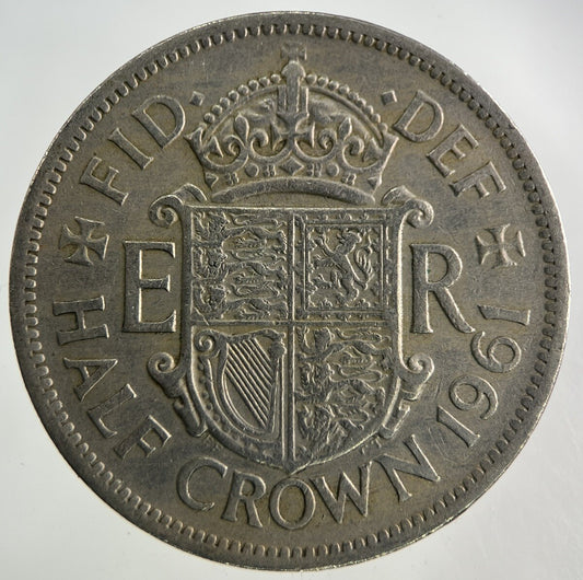 1961 Elizabeth II 2nd Half - Crown Coin | Fine Collectable Grade