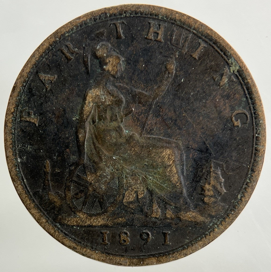 1891 Victoria Farthing Coin | Collectable Grade