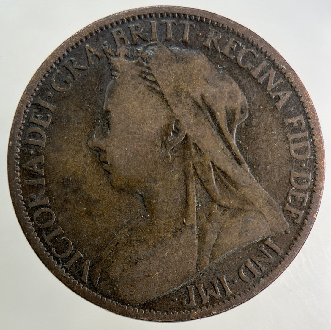 1900 Victoria One Penny Coin | Collectable Grade