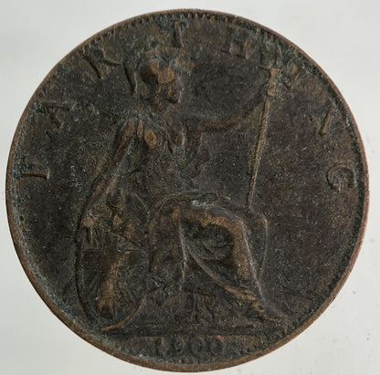 1900 Victoria Farthing Coin | Fine Collectable Grade