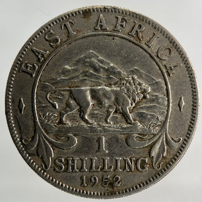 1952 East Africa One Shilling Coin | Very High Grade