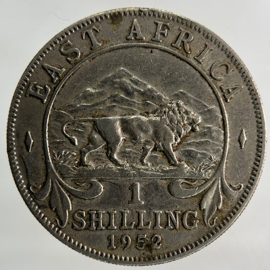 1952 East Africa One Shilling Coin | Very High Grade