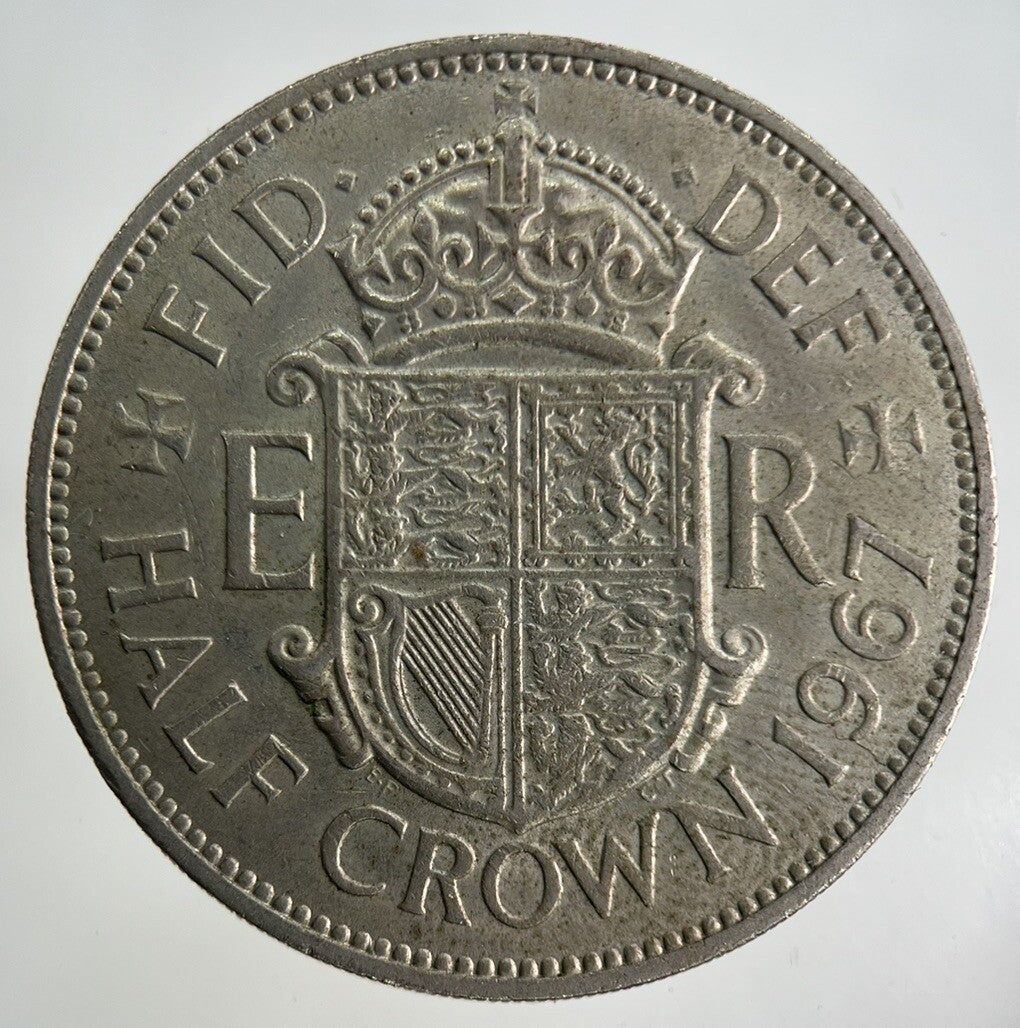 1967 Elizabeth II 2nd Half - Crown Coin | Fine Collectable Grade