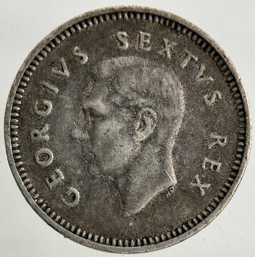 1948 South Africa Threepence Silver Coin | Fine Collectable Grade