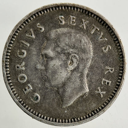 1948 South Africa Threepence Silver Coin | Fine Collectable Grade